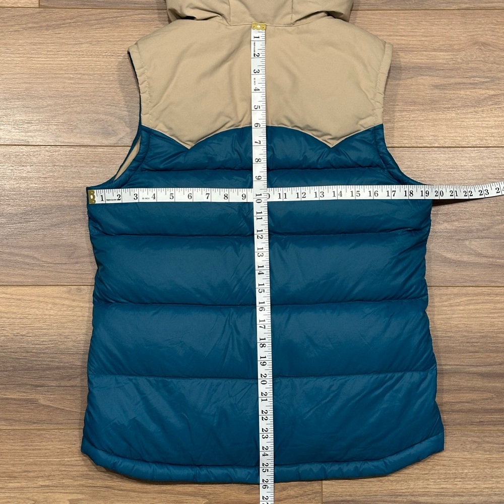 Patagonia Bivy Hooded Vest in Wavy Blue Size Medium - Picture 12 of 12